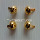 ขารองกระเป๋า กลม ขนาด 15 mm  บรรจุ 300 อัน สีทอง รูป 2