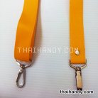 สายกระเป๋าหนังสะพาย สำเร็จ ขนาด 120 cm  บรรจุ 1 อัน สีส้ม รูป 2