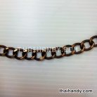 โซ่ อลูมิเนียม ขนาด 10 mmหนา บรรจุ 1 เมตร สีทองรมดำ รูป 2