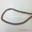 โซ่ อลูมิเนียม ขนาด 10 mmหนา บรรจุ 20 เมตร สีทองรมดำ รูป 2