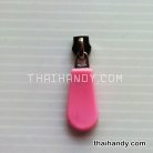 หัวซิปฟันไนลอน พลาสติก ขนาดเบอร์ 5  บรรจุ 10 อัน สีชมพูอ่อน รูป 2