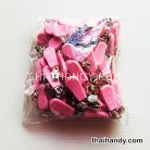 หัวซิปฟันไนลอน พลาสติก ขนาดเบอร์ 5  บรรจุ 100 อัน สีชมพูอ่อน