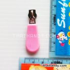 หัวซิปฟันไนลอน พลาสติก ขนาดเบอร์ 5  บรรจุ 100 อัน สีชมพูอ่อน รูป 3