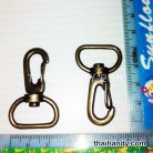 คอหมาโลหะ ตัวซี ขนาด 2x4.32 cm  บรรจุ 100 อัน สีทองรมดำ รูป 3