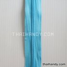 รางผ้าซิปเฉพาะรางซิป ฟันไนลอน ขนาดเบอร์ 5  บรรจุ 1 เมตร สีฟ้า