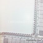 โซ่อลูมิเนียม มีลาย ขนาด 8 mm  บรรจุ 1 เมตร สีเงิน รูป 2