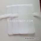 แผ่นเฟรมพลาสติก กระเป๋า ขนาด 21.5x44 cm  บรรจุ 12 อัน สีขาว รูป 2