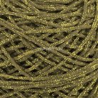 เชือกร่มดิ้นทอง แพ็ค ขนาด 2.5 mm  บรรจุ 100 กรัม สีกากีเขียว รูป 2