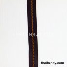 รางผ้าซิปเฉพาะรางซิป ฟันเหล็ก ขนาดเบอร์ 3 ฟันสีทองรมดำ บรรจุ 12 หลา สีน้ำตาลเข้ม รูป 2