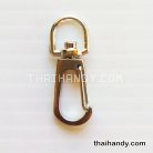 คอหมาโลหะ ตะขอซี ขนาด 1.21x3.3 cm  บรรจุ 10 อัน สีนิเกิ้ล