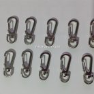 คอหมาโลหะ ตะขอซี ขนาด 1.21x3.8 cm  บรรจุ 10 อัน สีนิเกิ้ล