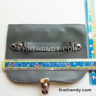 ฝาปิดกระเป๋าพร้อมสาย พร้อมสายหนัง ขนาด 25.5x19 cm  บรรจุ 1 อัน สีเทา รูป 2