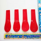 ฝาปิดกระเป๋าเฉพาะฝา ปิดด้านข้าง ขนาด 4x13 cm  บรรจุ 4 อัน สีแดง รูป 2