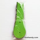 ฝาปิดกระเป๋าเฉพาะฝา ปิดด้านข้าง ขนาด 4x13 cm  บรรจุ 4 อัน สีเขียวตอง รูป 3