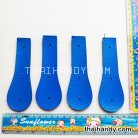 ฝาปิดกระเป๋าเฉพาะฝา ปิดด้านข้าง ขนาด 4x13 cm  บรรจุ 4 อัน สีฟ้าเข้ม รูป 2