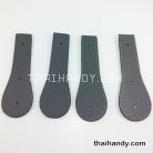 ฝาปิดกระเป๋าเฉพาะฝา ปิดด้านข้าง ขนาด 4x13 cm  บรรจุ 4 อัน สีเทา