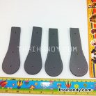 ฝาปิดกระเป๋าเฉพาะฝา ปิดด้านข้าง ขนาด 4x13 cm  บรรจุ 4 อัน สีเทา รูป 2