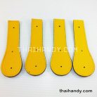 ฝาปิดกระเป๋าเฉพาะฝา ปิดด้านข้าง ขนาด 4x13 cm  บรรจุ 4 อัน สีเหลือง