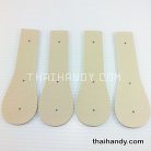 ฝาปิดกระเป๋าเฉพาะฝา ปิดด้านข้าง ขนาด 4x13 cm  บรรจุ 4 อัน สีเบจ