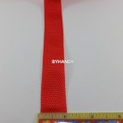 สายผ้า-ผ้ากุ๊น PP  ลายเวอร์จิ้น ขนาด 1 นิ้ว บรรจุ 50 เมตร สีแดง รูป 2
