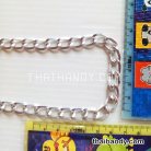 โซ่อลูมิเนียม ลาย ขนาด 10 mm  บรรจุ 50 เมตร สีเงิน รูป 3