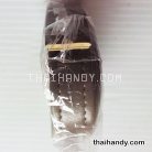 สายกระเป๋าหนังสะพาย เปลือย ขนาดหน้ากว้าง 1.8 cm  บรรจุ 1 เส้น สีเทาเบจ รูป 2