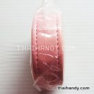 สายกระเป๋าหนังสะพาย เปลือย ขนาดหน้ากว้าง 2.5 cm  บรรจุ 1 เส้น สีชมพูอ่อน รูป 2