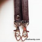 สายกระเป๋าหนังสะพาย สำเร็จ ขนาด 150 cm  บรรจุ 1 อัน สีน้ำตาลเข้ม รูป 2