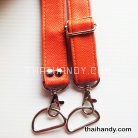 สายกระเป๋าหนังสะพาย สำเร็จ ขนาด 150 cm  บรรจุ 1 อัน สีส้ม รูป 2