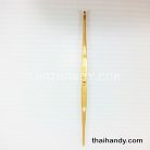 เข็มถักโครเชต์ TULIP  สองหัว ขนาดเบอร์ 3-4  บรรจุ 1 อัน สีทอง รูป 2