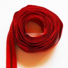 รางผ้าซิปเฉพาะรางซิป ฟันเหล็ก ขนาดเบอร์ 5 ฟันสีทองรมดำ บรรจุ 1 หลา สีแดง รูป 3