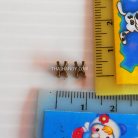 ตัวล็อคปลายซิป ฟันเหล็ก ขนาดเบอร์ 3  บรรจุ 10 อัน สีทองรมดำ รูป 2