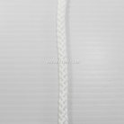 เชือกถักเปีย  PP  ขนาด 8 mm  บรรจุ 1 เมตร สีขาว