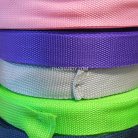 สายผ้า-ผ้ากุ๊น PP  ลายเวอร์จิ้น ขนาด 1 นิ้ว บรรจุ 1 เมตร สีเทา รูป 3