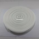 สายผ้า-ผ้ากุ๊น PP  ลายเวอร์จิ้น ขนาด 1 นิ้ว บรรจุ 50 เมตร สีขาว