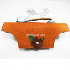 ฝาปิดกระเป๋าพร้อมสาย พร้อมสายโซ่ ขนาด 29x25.5 cm  บรรจุ 1 อัน สีน้ำตาลอ่อน รูป 2