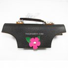 ฝาปิดกระเป๋าพร้อมสาย พร้อมสายโซ่ ขนาด 29x25.5 cm  บรรจุ 1 อัน สีน้ำตาลเข้ม รูป 2