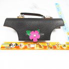 ฝาปิดกระเป๋าพร้อมสาย พร้อมสายโซ่ ขนาด 29x25.5 cm  บรรจุ 1 อัน สีน้ำตาลเข้ม รูป 3