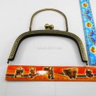 ปากกระเป๋าลายไทย ทรงเหลี่ยมพร้อมหูจับ ขนาด 7 นิ้ว บรรจุ 9 อัน สีทองรมดำ รูป 3