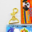 คอหมาโลหะ ปากโค้ง ขนาด 2x4.2 cm  บรรจุ 100 อัน สีทอง รูป 2