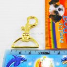 คอหมาโลหะ ปากโค้ง ขนาด 2.5x4.21 cm  บรรจุ 100 อัน สีทอง รูป 2