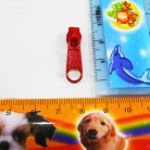 หัวซิปฟันไนลอน ป้าย ขนาดเบอร์ 3  บรรจุ 10 อัน สีแดง รูป 3