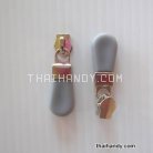 หัวซิปฟันไนลอน พลาสติก ขนาดเบอร์ 5  บรรจุ 1 อัน สีเทา รูป 2