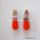 หัวซิปฟันไนลอน พลาสติก ขนาดเบอร์ 5  บรรจุ 1 อัน สีแดง รูป 2