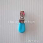 หัวซิปฟันไนลอน พลาสติก ขนาดเบอร์ 5  บรรจุ 1 อัน สีฟ้า