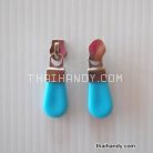 หัวซิปฟันไนลอน พลาสติก ขนาดเบอร์ 5  บรรจุ 1 อัน สีฟ้า รูป 2
