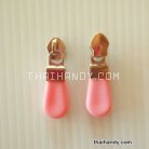 หัวซิปฟันไนลอน พลาสติก ขนาดเบอร์ 5  บรรจุ 1 อัน สีชมพู รูป 2