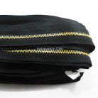 รางผ้าซิปเฉพาะรางซิป ฟันเหล็ก ขนาดเบอร์ 3 ฟันสีทองเหลือง บรรจุ 50 หลา สีดำ รูป 2