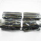 รางผ้าซิปเฉพาะรางซิป ฟันเหล็ก ขนาดเบอร์ 3 ฟันสีทองเหลือง บรรจุ 100 หลา สีดำ