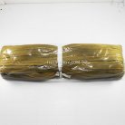 รางผ้าซิปเฉพาะรางซิป ฟันเหล็ก ขนาดเบอร์ 3 ฟันสีทองเหลือง บรรจุ 50 หลา สีกากีอ่อน